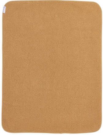 Meyco baby reisdeken Bouclé Uni 75x100 cm Toffee Babydeken Bruin Effen - Foto 4
