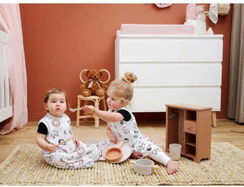 Meyco baby slaapzak Animal Multicolour Babyslaapzak Dierenprint 60 - Foto 4