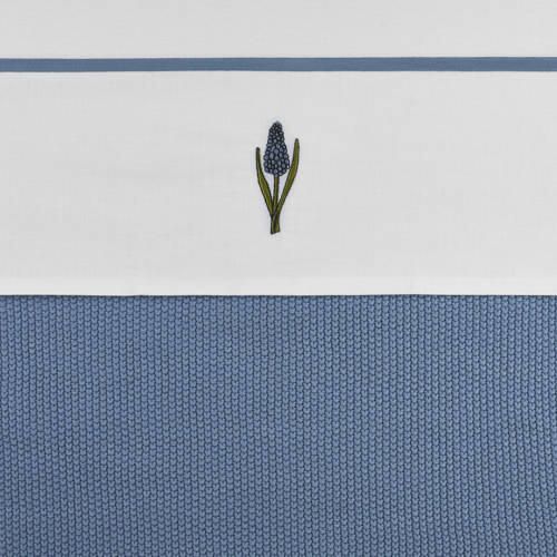Meyco baby wieglaken 75x100 cm wit Blue grapes Babylaken - Foto 2