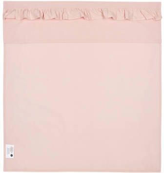 Meyco baby ledikantlaken Ruffle 100x150 Soft Pink Babylaken Roze Effen - Foto 5
