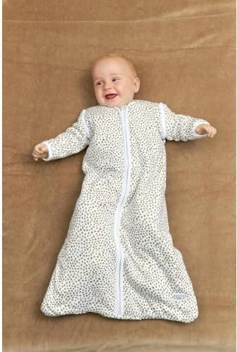 Meyco baby winterslaapzak afritsbare mouw Cheetah taupe Babyslaapzak Bruin 110 cm - Foto 2