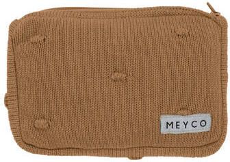 Meyco babydoekjeshoes Mini Knots Toffee Luieretui Bruin Stip - Foto 4