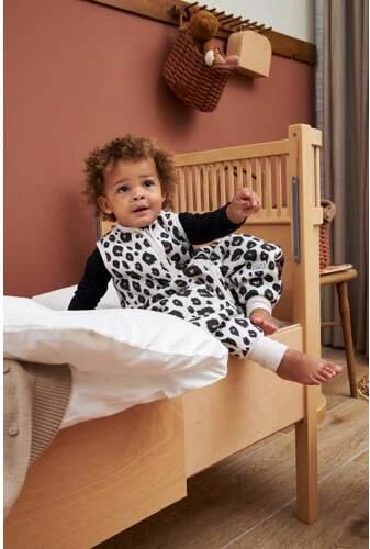 Meyco babyslaapzak jumper Leopard Sand Melange Bruin Panterprint 104 cm - Foto 3