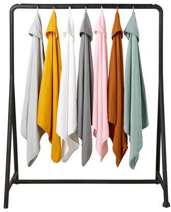 Meyco badcape Basic jersey lichtgrijs Handdoek badcape - Foto 2