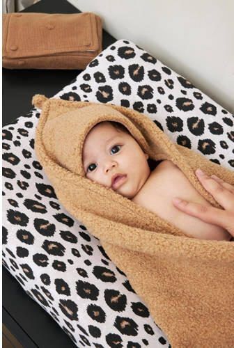 Meyco badcape Bouclé Uni 80x80 cm Toffee Handdoek badcape Bruin Effen - Foto 3