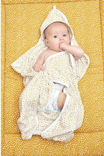 Meyco badcape set van 2 Basic jersey Cheetah Honey Gold Handdoek badcape Geel - Foto 3