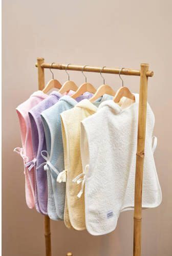 Meyco badponcho 1-3 jaar Basic badstof offwhite Handdoek badcape Ecru Effen 86 98 - Foto 2
