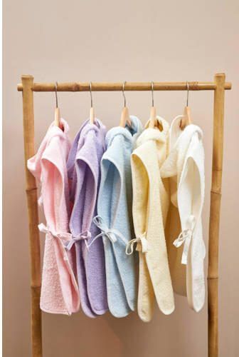 Meyco badponcho 1-3 jaar Basic badstof offwhite Handdoek badcape Ecru Effen 86 98 - Foto 3