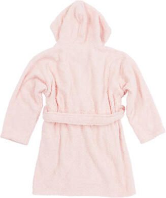Meyco badstof badjas Basic Soft Pink Roze Katoen Capuchon 98 104 - Foto 4