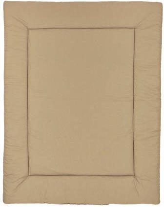 Meyco boxkleed 80x100 cm Cheetah taupe Uni taupe Bruin