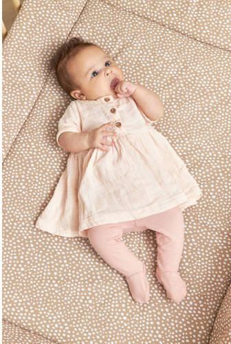 Meyco boxkleed 80x100 cm Cheetah taupe Uni taupe Bruin - Foto 2