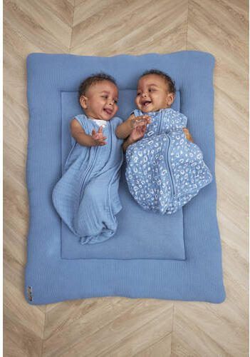 Meyco boxkleed denim blauw | Boxkleed van | Baby > Thuis > Boxen & toebehoren - Foto 3