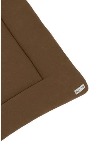 Meyco boxkleed Knit 77x97 cm basic chocolate Bruin - Foto 4