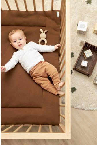 Meyco boxkleed Knit 77x97 cm basic chocolate Bruin - Foto 3