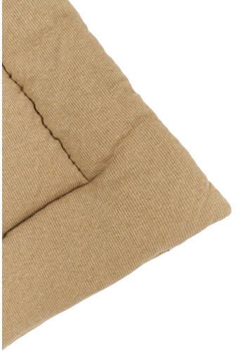Meyco boxkleed Rib Mini Spot toffee melange Bruin | Boxkleed van - Foto 4
