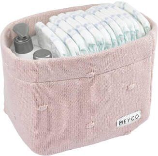 Meyco commode d Medium Mini Knots Soft Pink Accessoire Roze - Foto 2