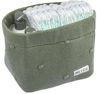 Meyco commode d Small Mini Knots Forest Green Accessoire Groen - Foto 5