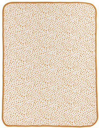 Meyco fleece reisdeken Cheetah 75x100 cm honey gold Wikkeldeken Geel - Foto 4