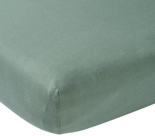 Meyco hoeslaken boxmatras 75x95 cm groen | Hoeslaken van - Foto 2