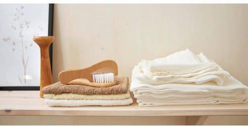 Meyco hydrofiel baby washandje Uni set van 3 Offwhite Hydrofiele washandjes Wit - Foto 4