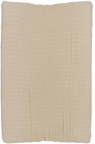 Meyco hydrofiele aankleedkussenhoes sand Beige Effen