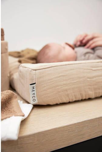 Meyco hydrofiele aankleedkussenhoes sand Beige Effen - Foto 4