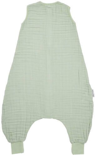 Meyco hydrofiele baby zomer slaapoverall jumper Soft green Babyslaapzak Groen 104