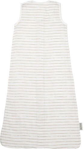 Meyco hydrofiele baby zomerslaapzak Stripe sand Babyslaapzak Beige Streep 110