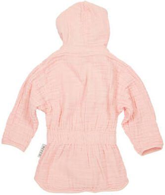 Meyco hydrofiele badjas soft pink Roze Katoen Capuchon 98 104