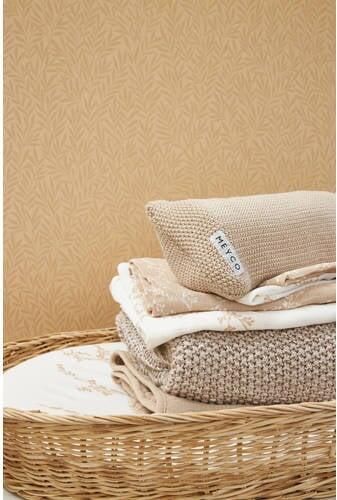 Meyco hydrofiele doek set van 3 70x70 cm Branches sand Hydrofiele luiers Beige - Foto 2