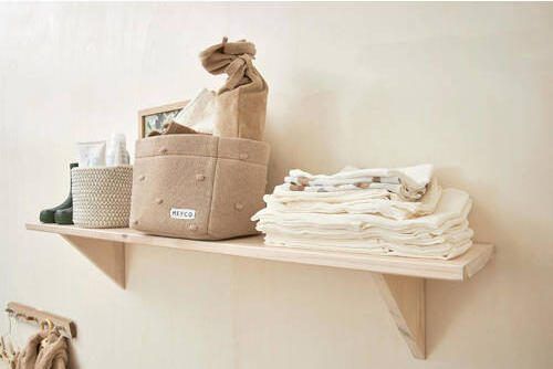 Meyco hydrofiele doek uni 60x60 cm set van 6 white Hydrofiele luiers Wit