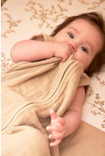 Meyco hydrofiele zomerslaapzak Uni Sand Babyslaapzak Beige Effen 110 - Foto 3