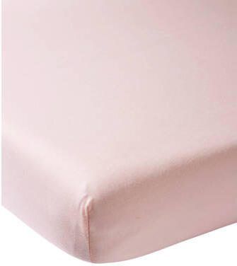 Meyco jersey baby hoeslaken ledikant 60x120 cm Roze - Foto 3