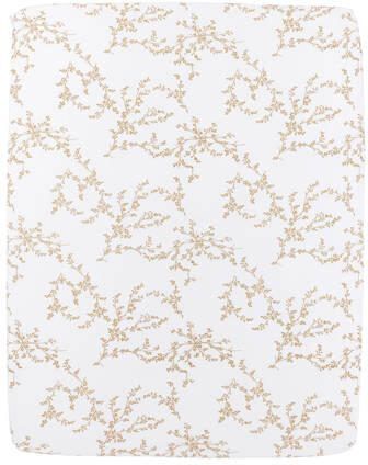 Meyco jersey hoeslaken boxmatras 75x95 Branches sand Beige