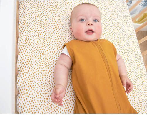 Meyco jersey hoeslaken boxmatras 75x95 Cheetah honey gold Goud - Foto 3