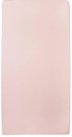 Meyco katoenen hoeslaken wieg 40x80 90 cm (set van 2) Roze Effen - Foto 3