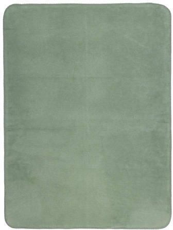 Meyco katoenen baby ledikantdeken uni 100x150 cm forest green Babydeken Groen - Foto 4