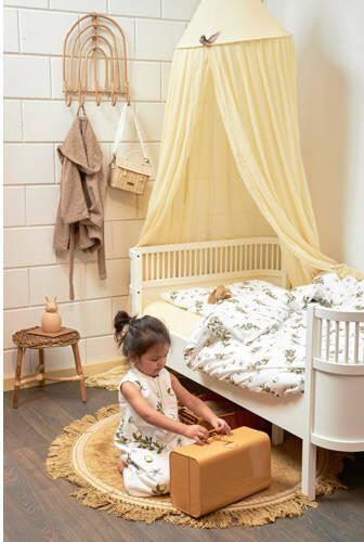 Meyco katoenen dekbedovertrek baby (100x135 cm) Wit All over print - Foto 4