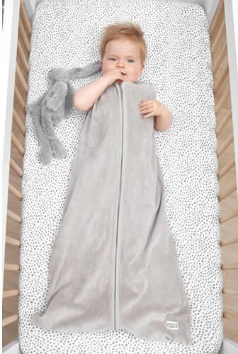 Meyco katoenen jersey hoeslaken juniorbed 70x140 150 cm Cheetah grijs - Foto 4