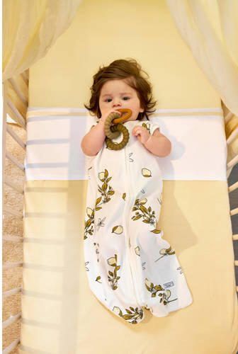 Meyco katoenen jersey junior hoeslaken 70x140 150 soft yellow Geel Effen - Foto 4
