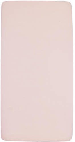 Meyco katoenen jersey wieg hoeslaken 40x80 90 cm Soft Pink Roze Effen