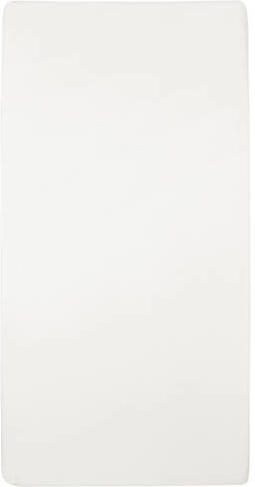 Meyco katoenen jersey wieg hoeslaken 50x90 offwhite Wit Effen