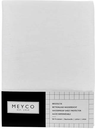 Meyco katoenen molton bedzeil 50x90 cm Kindermatrasbeschermer Wit - Foto 3