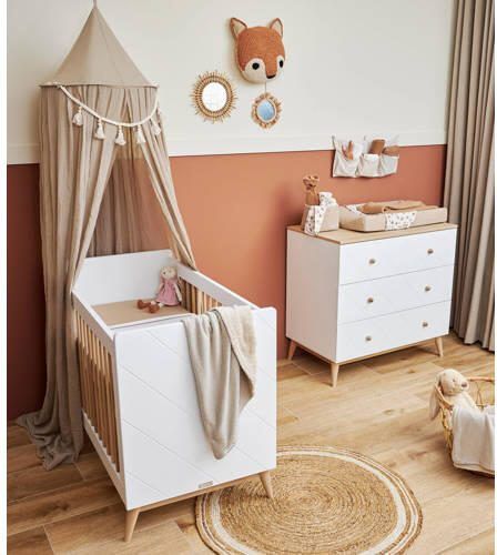 Meyco klamboe sand Baby klamboe Beige | Baby klamboe van