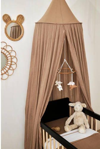 Meyco klamboe Toffee Baby klamboe Bruin | Baby klamboe van - Foto 3