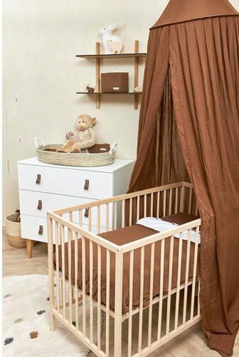 Meyco klamboe uni 240 cm chocolate Baby klamboe Bruin - Foto 3