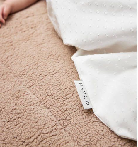 Meyco Plume baby slaapzak offwhite Babyslaapzak Wit Effen 110 - Foto 2
