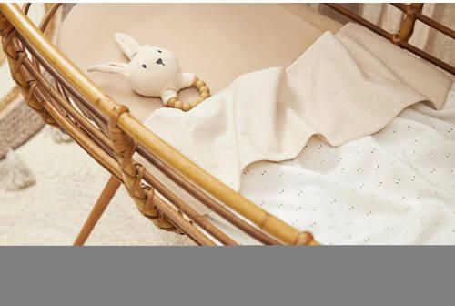 Meyco Plume wieglaken soft sand Babylaken Beige Effen - Foto 5