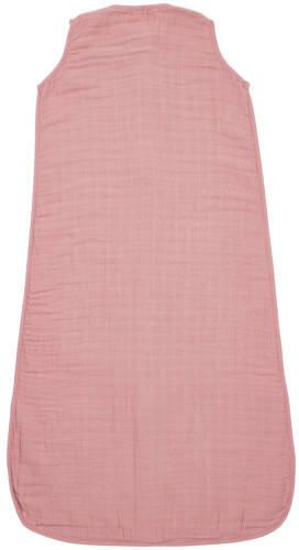 Meyco pre-washed hydrofiel baby slaapzak Old pink Babyslaapzak Roze Effen 110