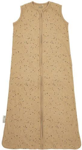 Meyco Rib Mini Spot baby slaapzak toffee melange Babyslaapzak Bruin Stip 110 - Foto 4